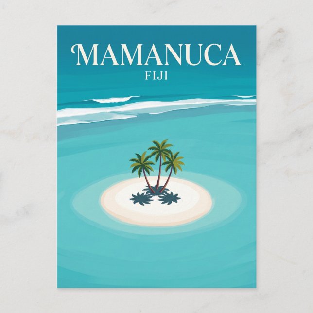 Carte Postale Îles Mamanuca Fidji (Devant)