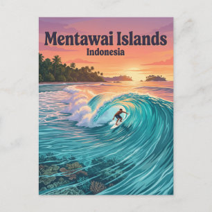 Carte Postale Îles Mentawai Indonésie