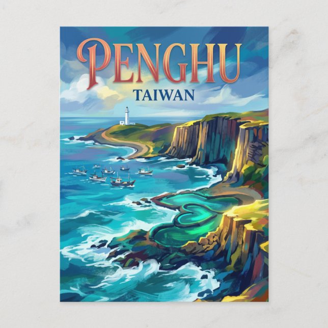 Carte Postale Îles Penghu Taïwan (Devant)