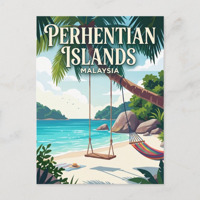 Carte Postale Îles Perhentian Malaisie (Devant)