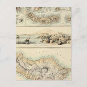 Carte Postale Îles portugaises dans l'océan Atlantique