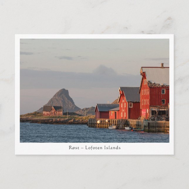 Carte Postale Îles Rost Lofoten (Devant)