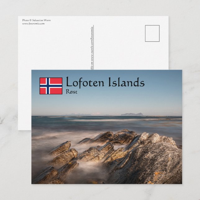 Carte Postale Îles Rost Lofoten (Devant / Derrière)