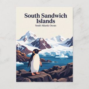 Carte Postale Îles Sandwich du Sud