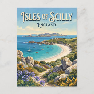 Carte Postale Îles Scilly Hugh Town Angleterre