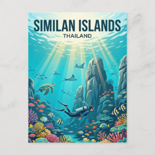 Carte Postale Îles Similan Thaïlande