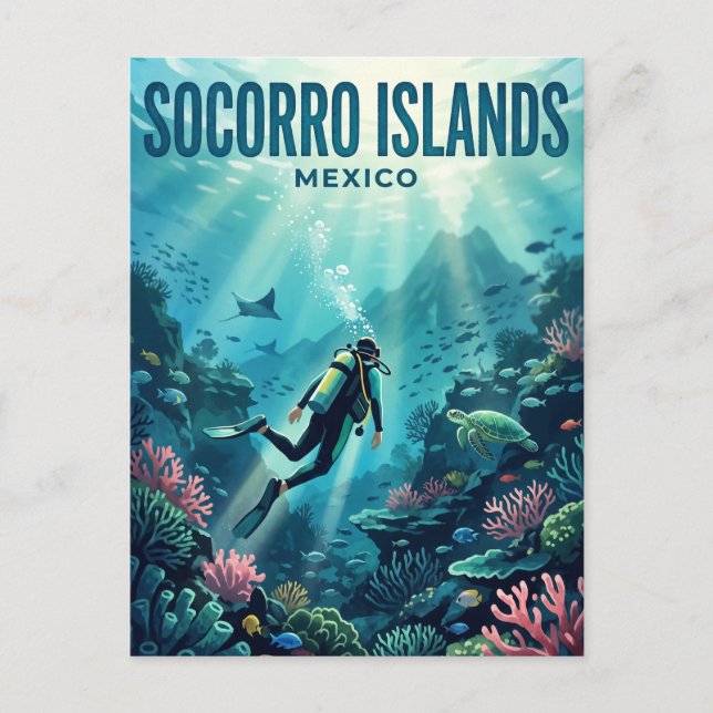 Carte Postale Îles Socorro Mexique (Devant)