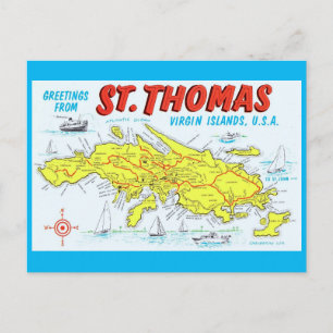 Carte Postale Îles Vierges St. Thomas