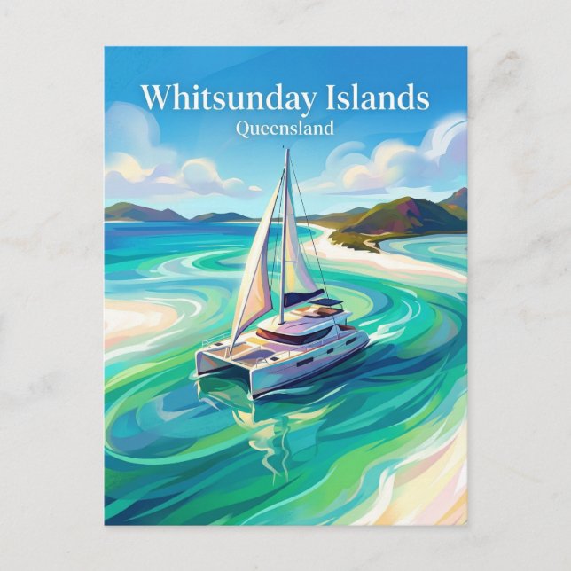 Carte Postale Îles Whitsunday Australie (Devant)