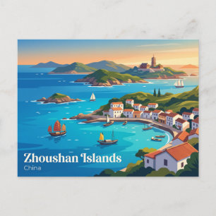 Carte Postale Îles Zhoushan Chine