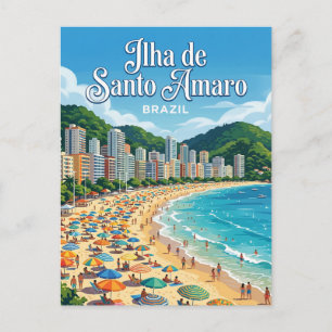 Carte Postale Ilha de Santo Amaro Brésil