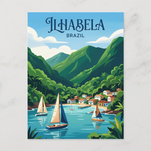 Carte Postale Ilhabela Brésil (Devant)