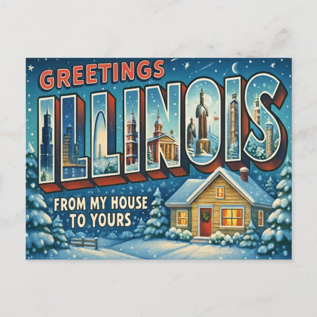Carte postale ILLINOIS (Devant)