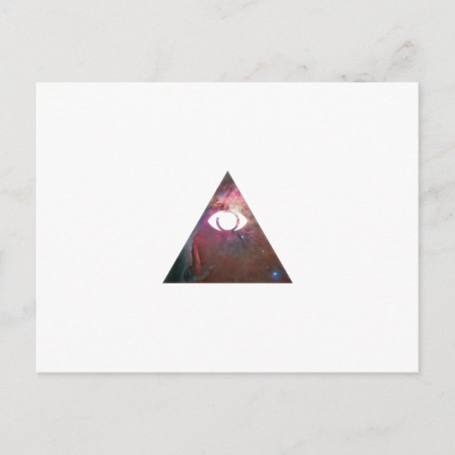 Carte Postale Illuminati Eye (Devant)