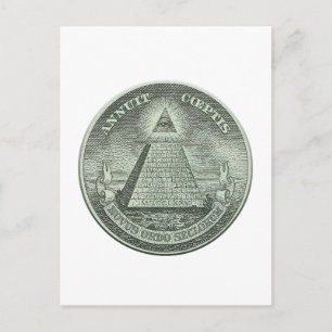 Carte Postale Illuminati - Tous les yeux