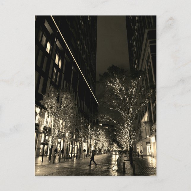 Carte Postale Illuminations d'hiver - Marunouchi, Tokyo (Devant)