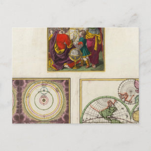 Carte Postale Illus Titre Page Système solaire, Charte vom Globo