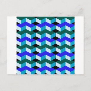 Carte Postale illusion optique 3d