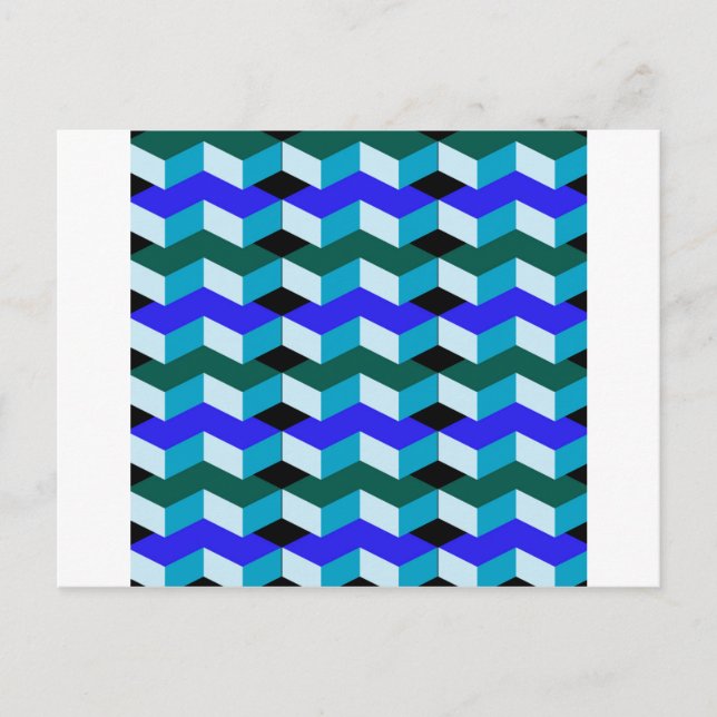 Carte Postale illusion optique 3d (Devant)