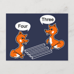 Carte Postale Illusion optique Bleu de trait