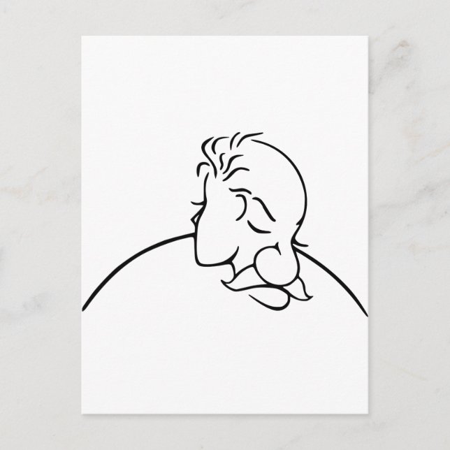 Carte Postale Illusion Optique Vieux Ou Jeune Dame (Devant)