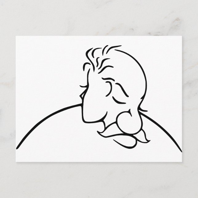 Carte Postale Illusion Optique Vieux Ou Jeune Dame (Devant)