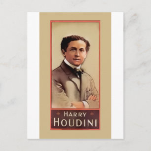 Carte Postale Illusionniste Harry Houdini ~ Magicien ~ Escapolog
