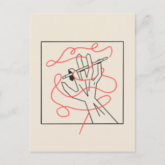 Carte Postale Illustrateur à bande