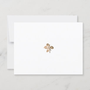 Carte Postale Illustration Abstraite d'une branche beige clair