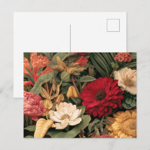 Carte Postale Illustration botanique vintage