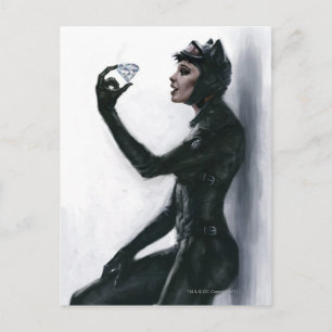 Carte Postale Illustration Catwoman