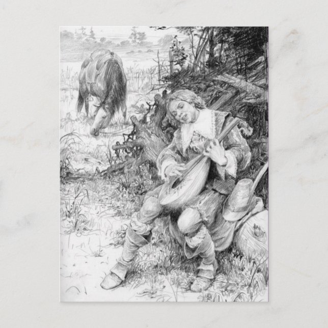 Carte postale Illustration classique (Devant)
