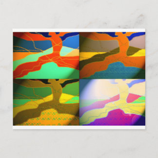 Carte Postale illustration colorée