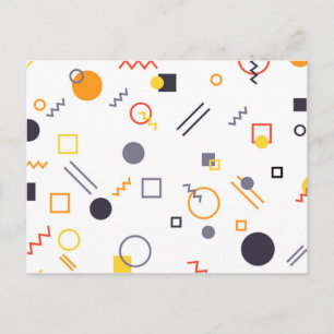 Carte Postale Illustration cool, unique, tendance, abstraite urb