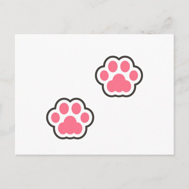 Carte Postale Illustration Cute Kitty (Devant)