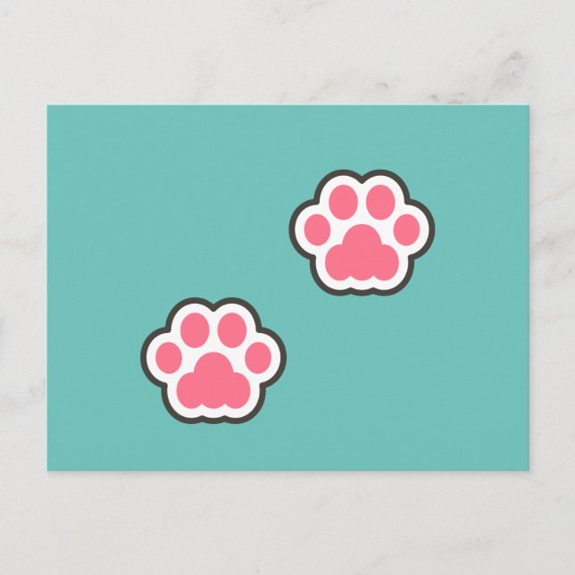 Carte Postale Illustration Cute Kitty (Devant)