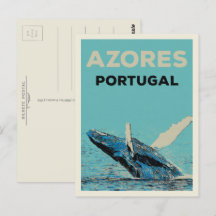Illustration de baleines à bosse des Açores Portug