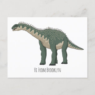 Carte Postale Illustration de Barapasaurus