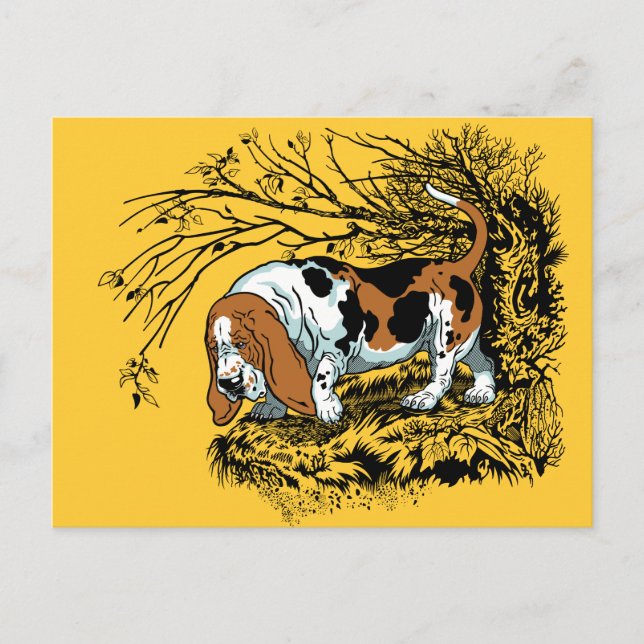 Carte Postale illustration de basses (Devant)