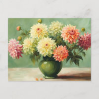Illustration de bouquet de fleurs de dahlia