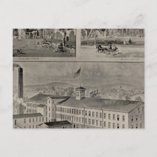 Carte Postale Illustration de Bristol le Connecticut