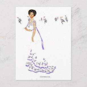 Carte Postale Illustration de Coles Phillips "Fadeaway Girl" But