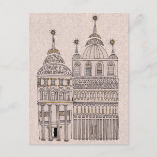 Carte Postale Illustration de contes de fées de Whimsical