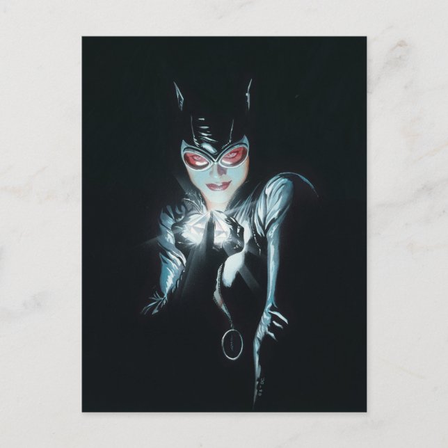 Carte Postale Illustration de couverture de Batman Catwoman Face (Devant)