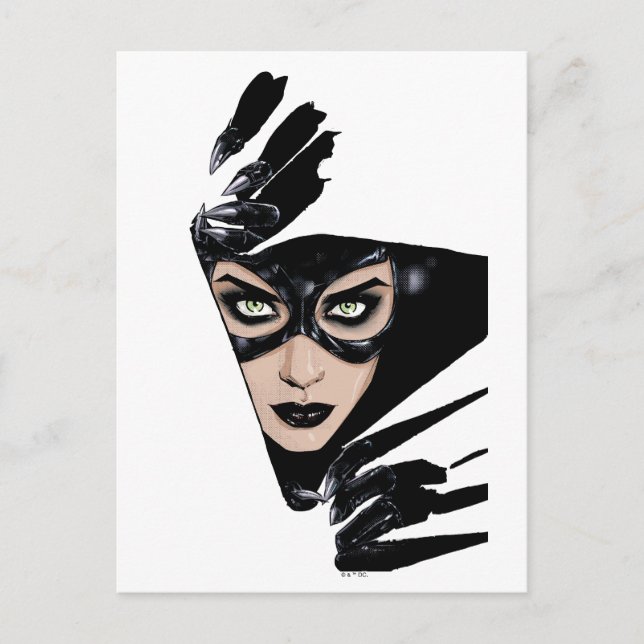 Carte Postale Illustration de couverture de Catwoman : Les griff (Devant)