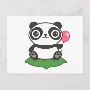 Carte Postale Illustration de Cute Panda