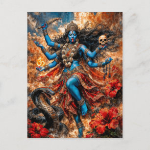 Carte Postale Illustration de fantasy de Kali Ma