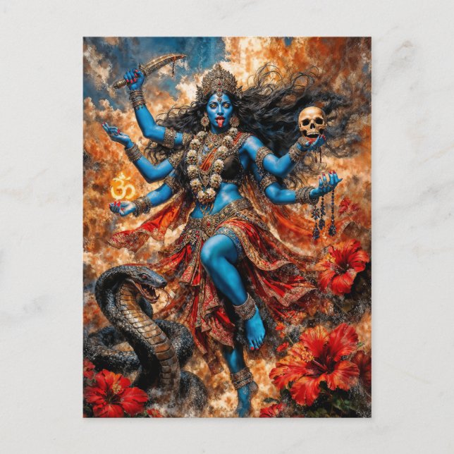 Carte Postale Illustration de fantasy de Kali Ma (Devant)