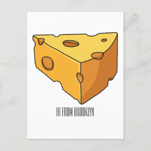 Carte Postale Illustration de fromage