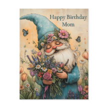 Illustration de gnome de fleur personnalisable